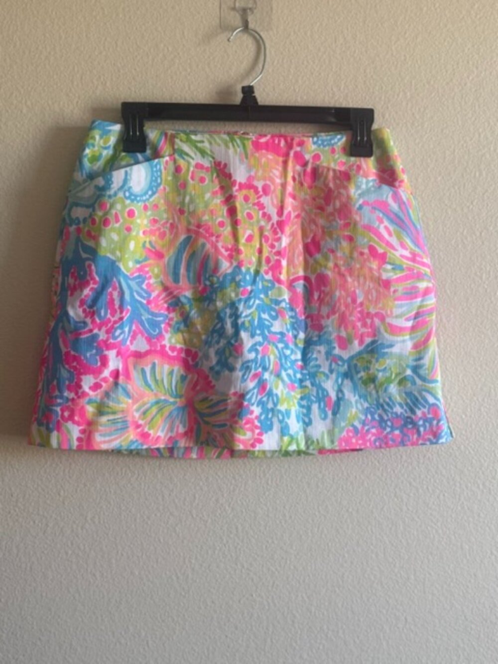 lilly pulitzer marigold skort